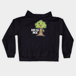 Hug Me Kawaii Tree Hugger Kids Hoodie